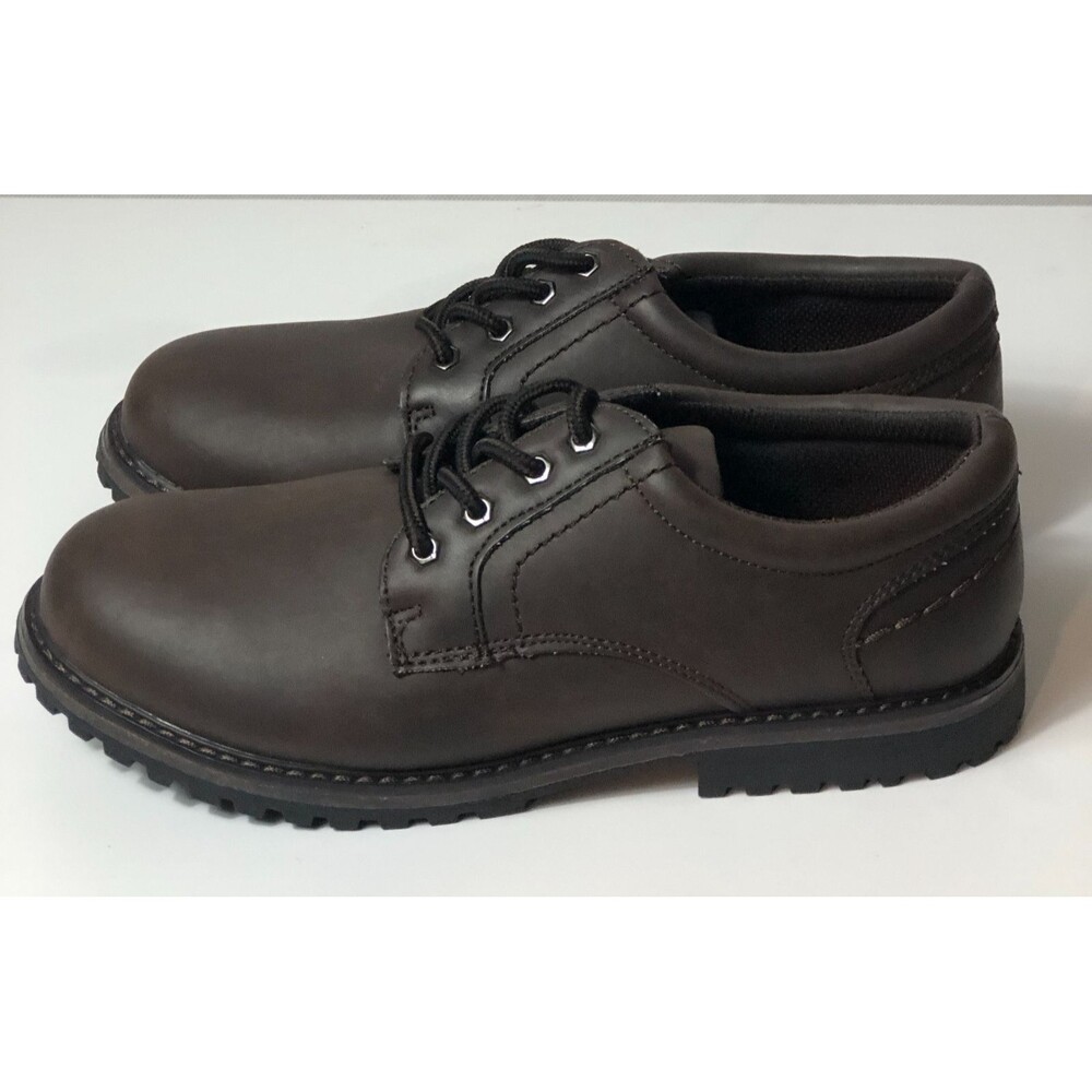 Max & Jake Youth Boys Owen Oxford Shoes  Boys Size 7M Dark Brown